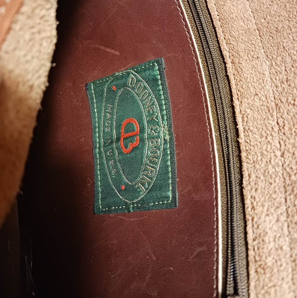 Vintage DOONEY & BOURKE Elegant Brown Leather Crossbody Bag - Picture 16 of 16